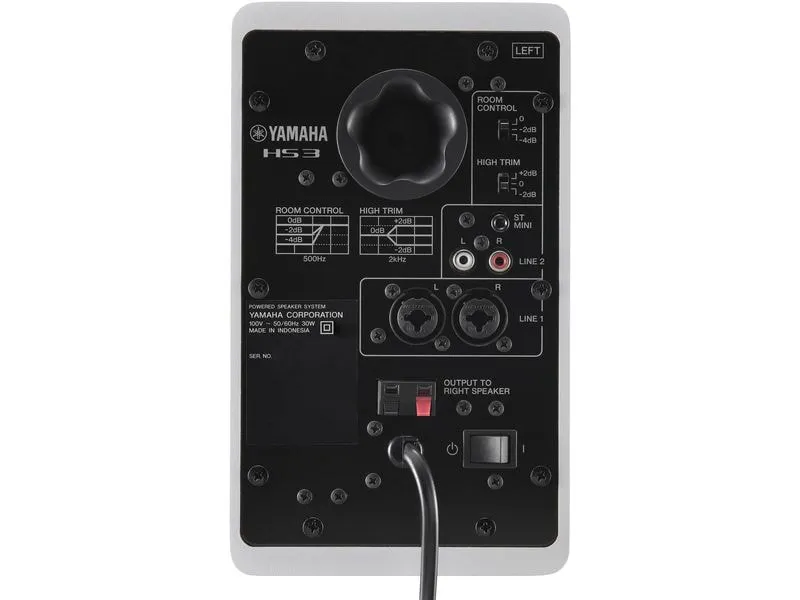 Yamaha Studiomonitore HS3 Weiss Yamaha Studiomonitore HS3 Weiss