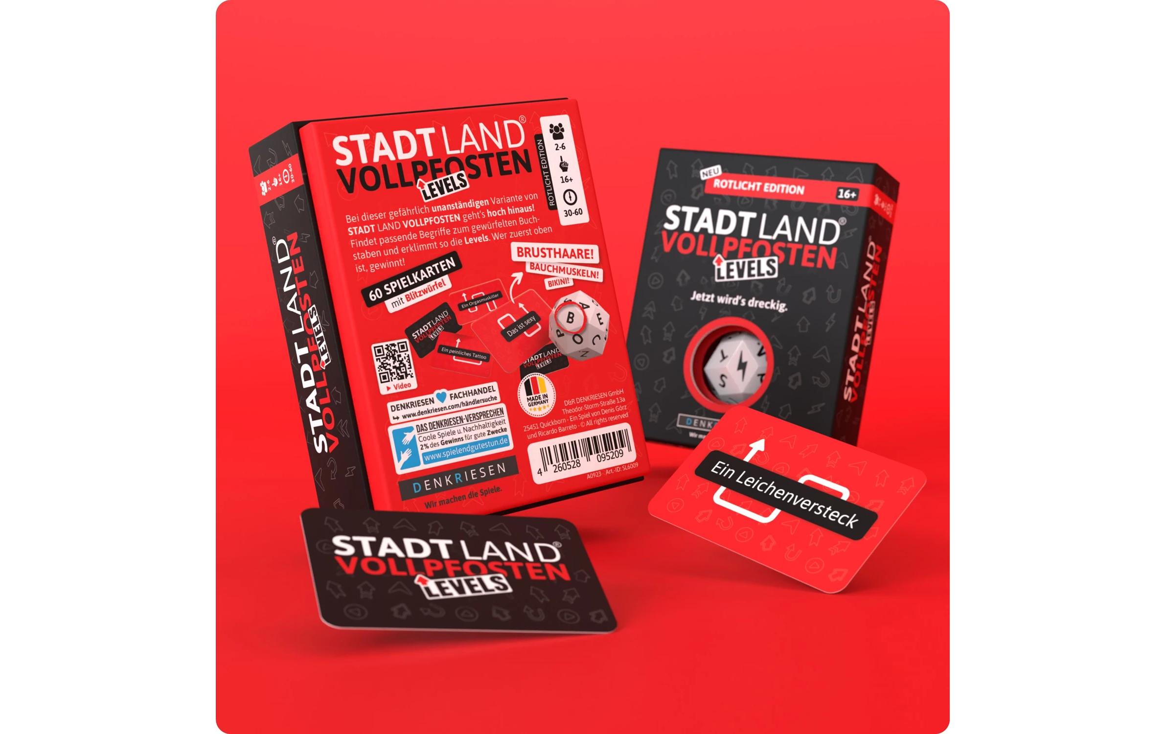 Denkriesen Stadt Land Vollpfosten Levels Rotlicht Edition -DE-