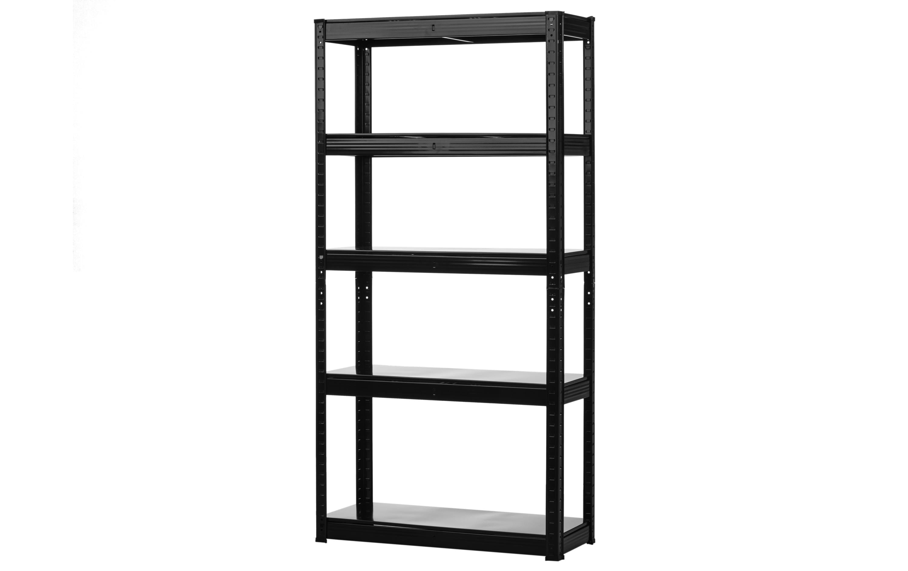 STRUCT Schwerlastregal Schwarz mit 5 Tablaren STRUCT Schwerlastregal Schwarz mit 5 Tablaren