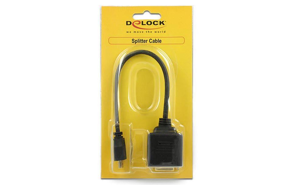 Delock 2-Port Signalsplitter HDMI - DVI-D/HDMI