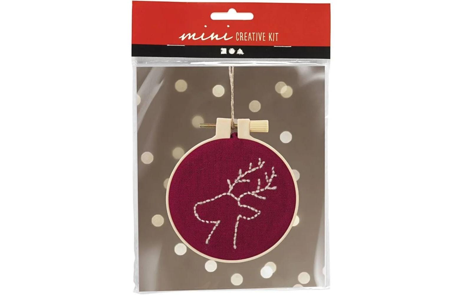 Creativ Company Bastelset Sticken Rentier