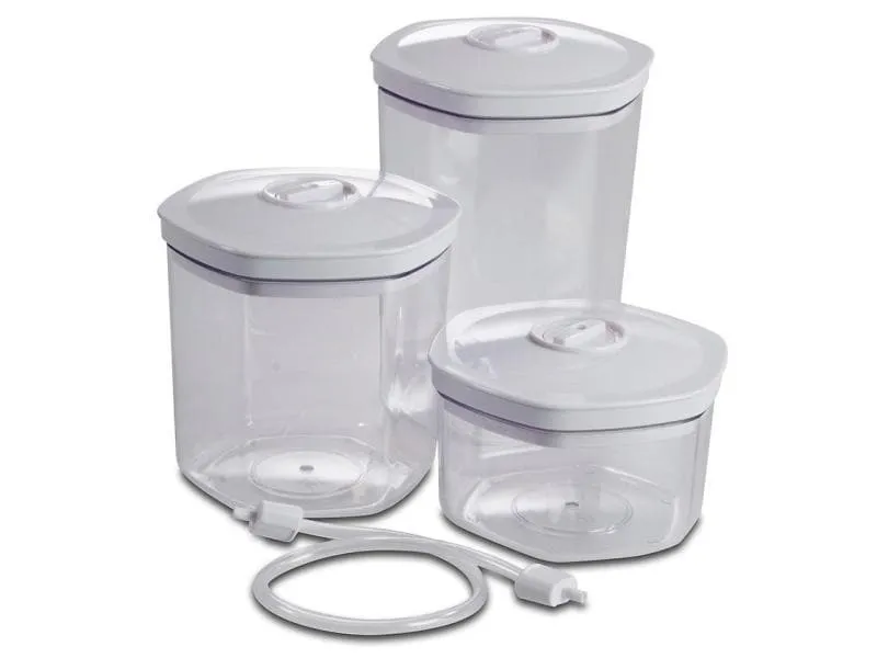Solis Vakuumier-Behälter Set à 3 Stück Solis Vakuumier-Behälter Set à 3 Stück