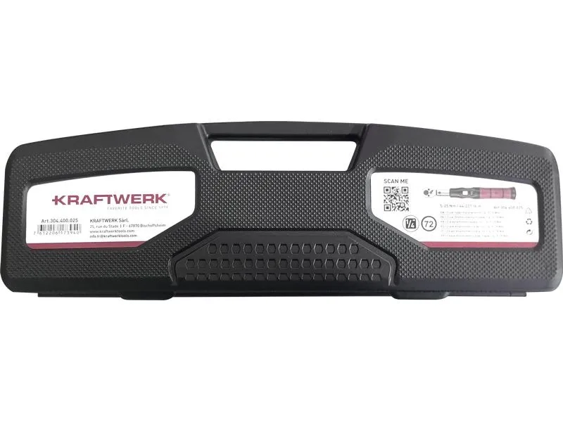 Kraftwerk Click-Drehmomentschlüssel 1/4 5-25 Nm Kraftwerk Click-Drehmomentschlüssel 1/4 5-25 Nm