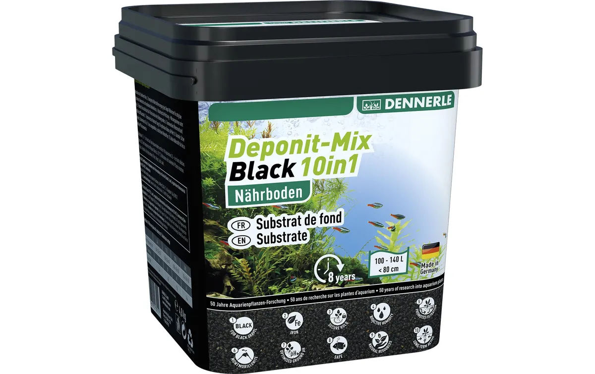 Dennerle Nährboden Deponit-Mix Black 10 in 1, 4.8 kg Dennerle Nährboden Deponit-Mix Black 10 in 1, 4.8 kg