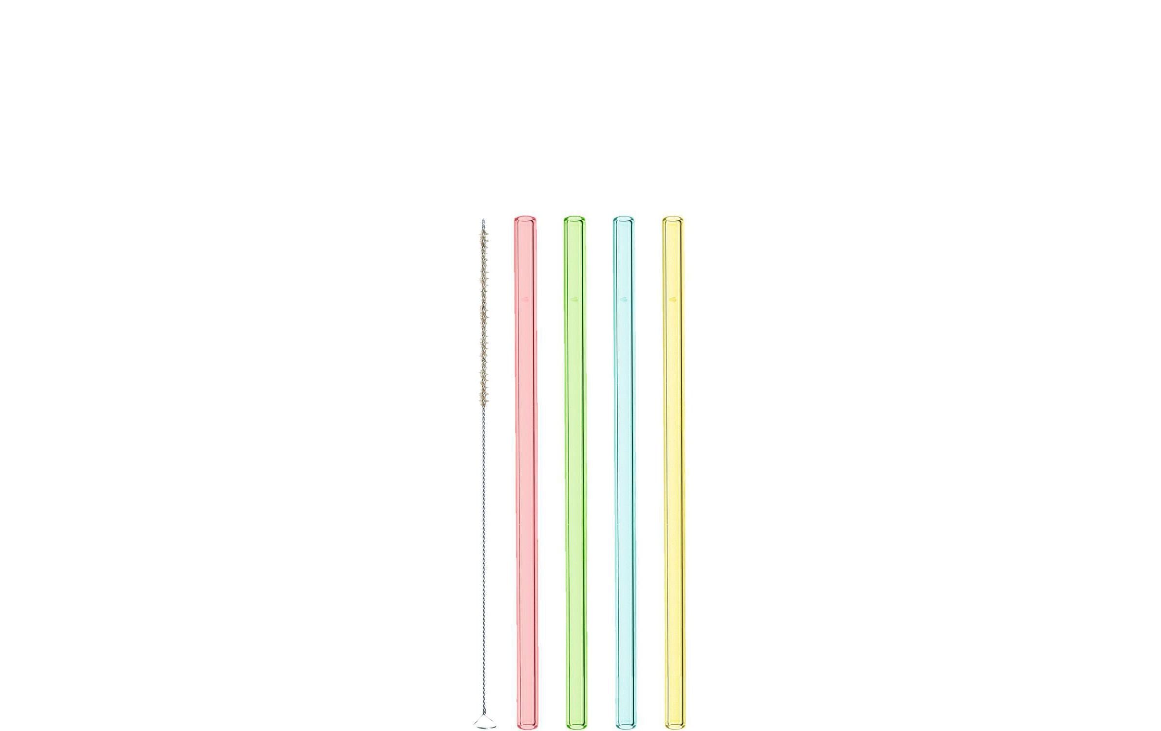 Leonardo Strohhalm Ciao 4 Stück, Mehrfarbig, 20cm