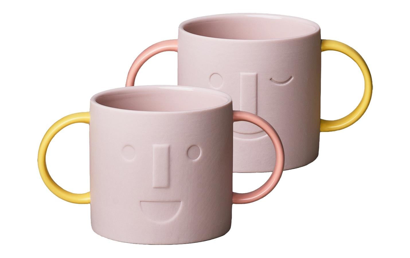 Chic Mic Kindertasse Good Mood Rosa/Gelb Chic Mic Kindertasse Good Mood Rosa/Gelb