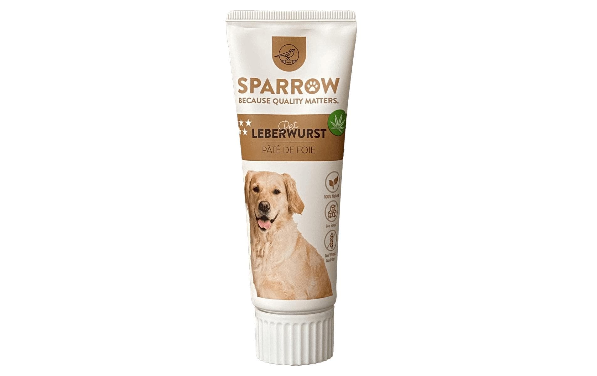 Sparrow Snack Leberwurst mit CBD, 75 g