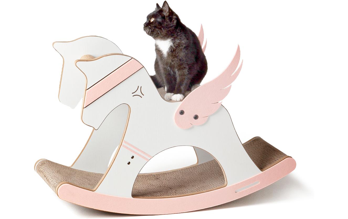 CanadianCat Einhorn-Wippe Kratzbrett