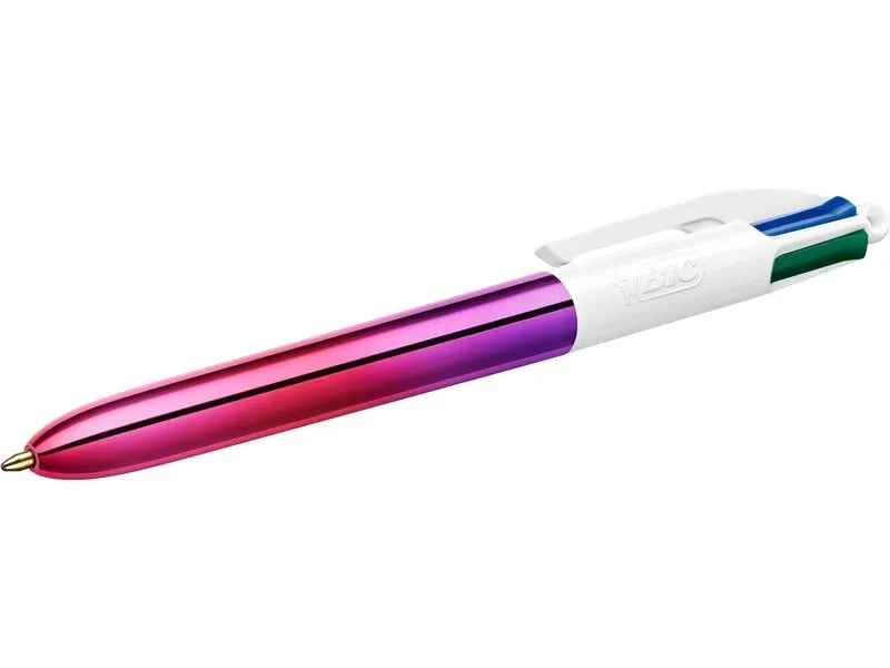 BIC Mehrfarbenkugelschreiber 4 Colours Gradient 3 Stück