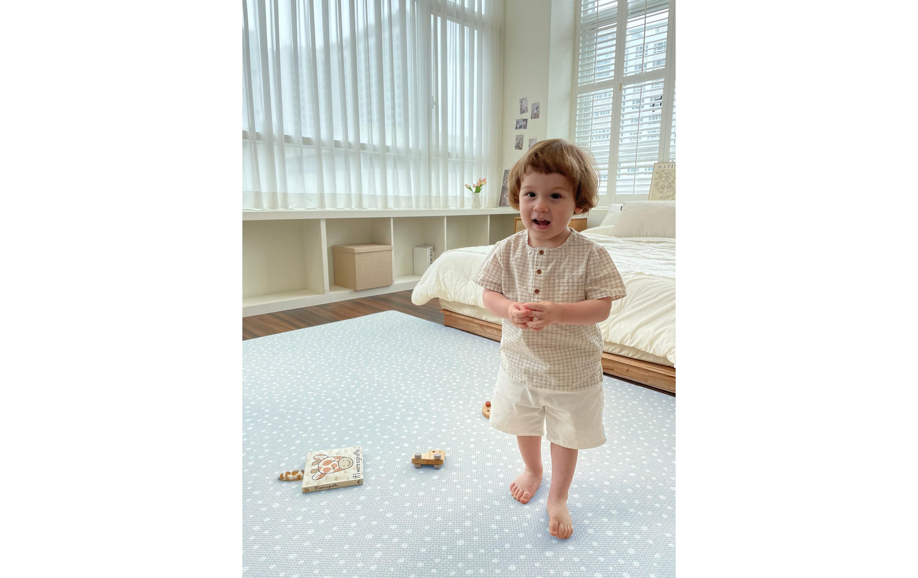 BABY CARE Spielmatte Baby Care Seed & Pottery 210 x 140 x 1.3 cm