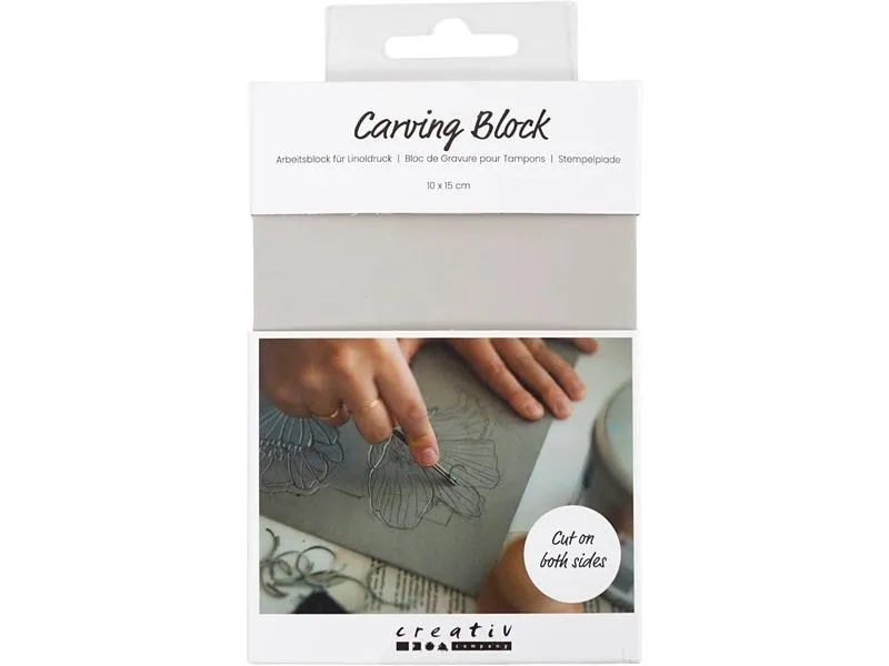 Creativ Company Stempel Zubehör Linoldruckplatte Gummi 10 x 15 cm Creativ Company Stempel Zubehör Linoldruckplatte Gummi 10 x 15 cm