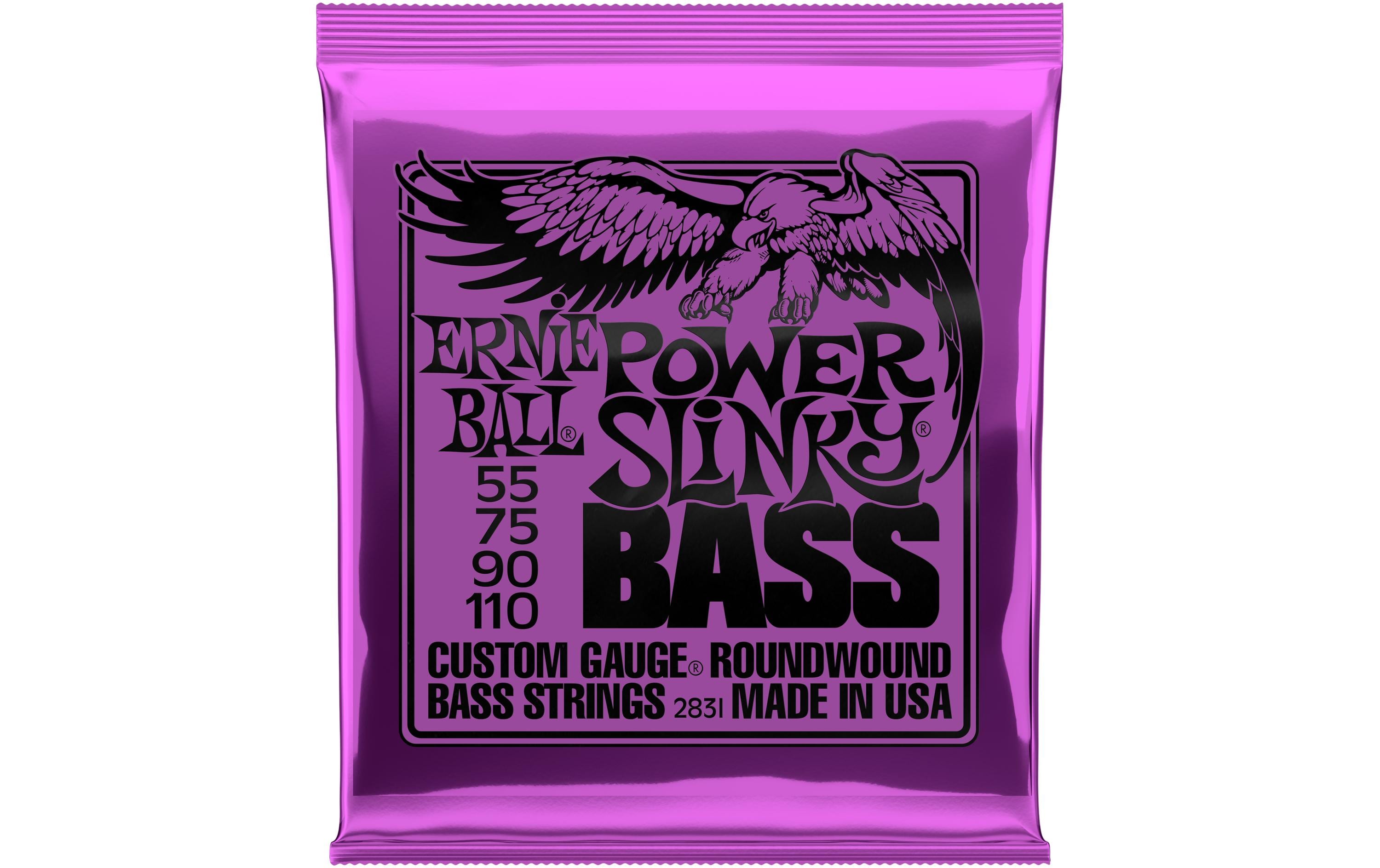Ernie Ball Basssaiten 2831 Slinky Bass – Power, 55-110
