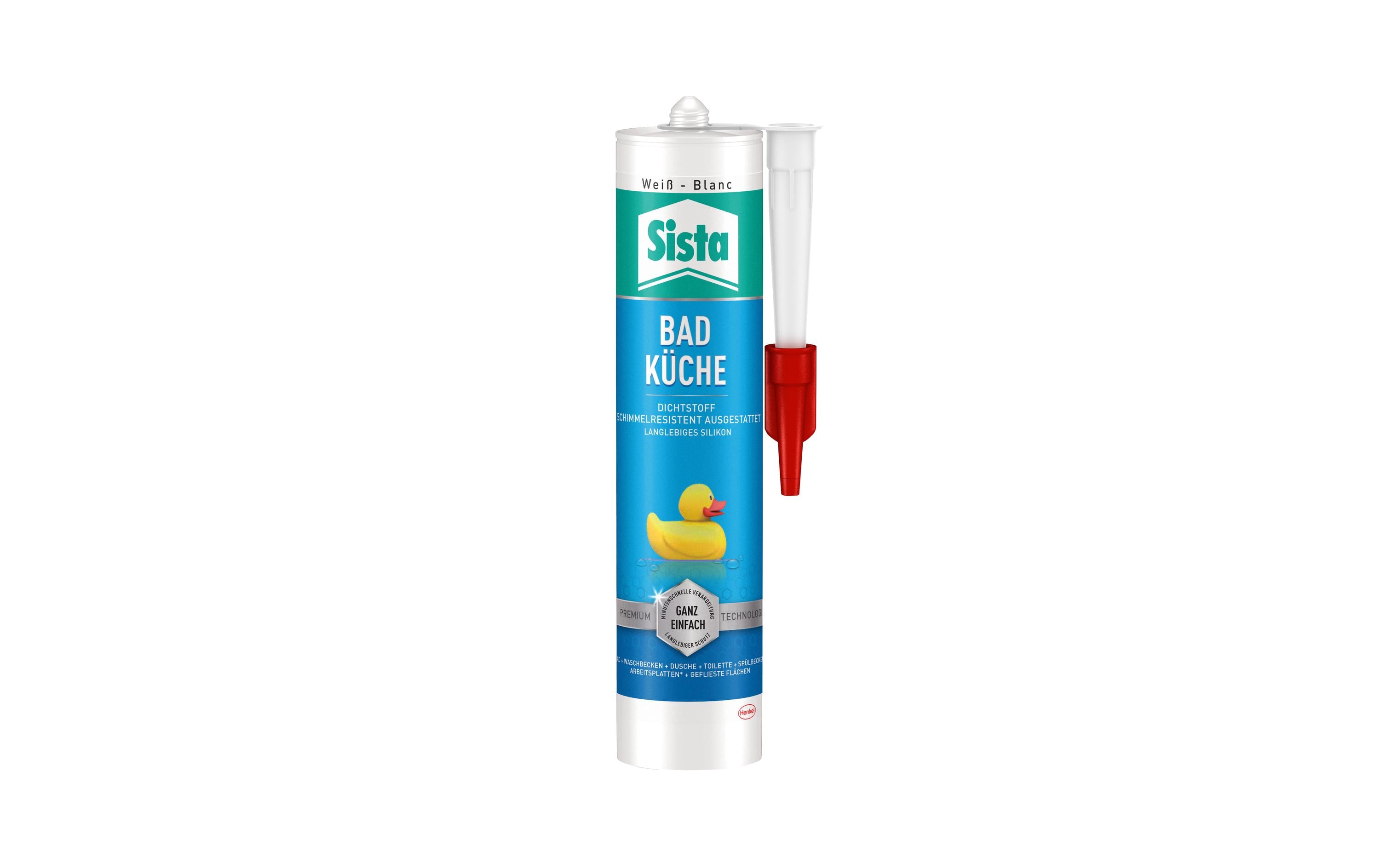 Sista Dichtmasse Bad & Küche 280 ml, Weiss