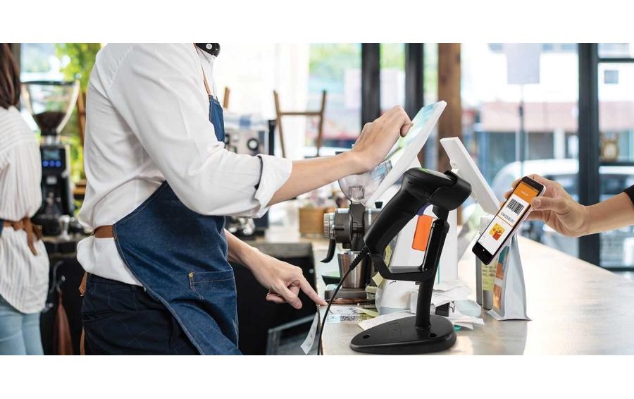 Datalogic Barcode Scanner QuickScan QD2590 Weiss