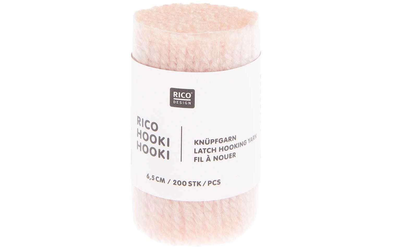 Rico Design Hooki Knüpfgarn Puder