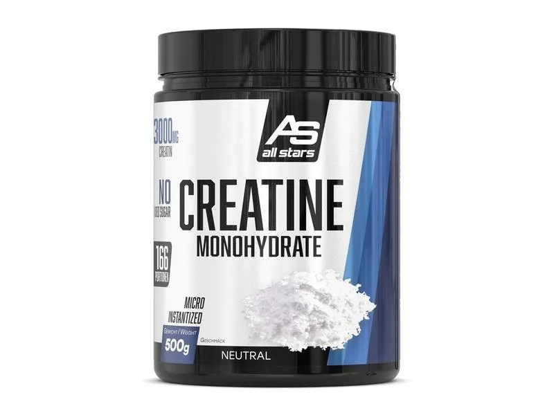 All Stars Pulver Creatin Monohydrat Neutral 500 g All Stars Pulver Creatin Monohydrat Neutral 500 g