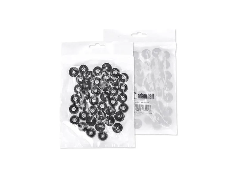 Adam Hall Gummifuss 4903 M 40 AH Stahleinlage, 20 x 9 mm, 40 Stück Adam Hall Gummifuss 4903 M 40 AH Stahleinlage, 20 x 9 mm, 40 Stück