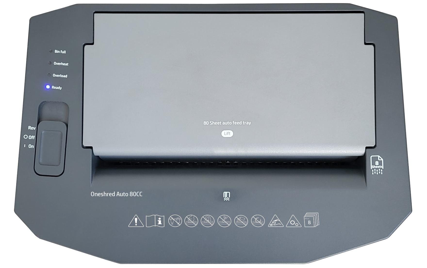 HP Aktenvernichter One Shredder Auto 80 CC, Sicherheitsstufe 4