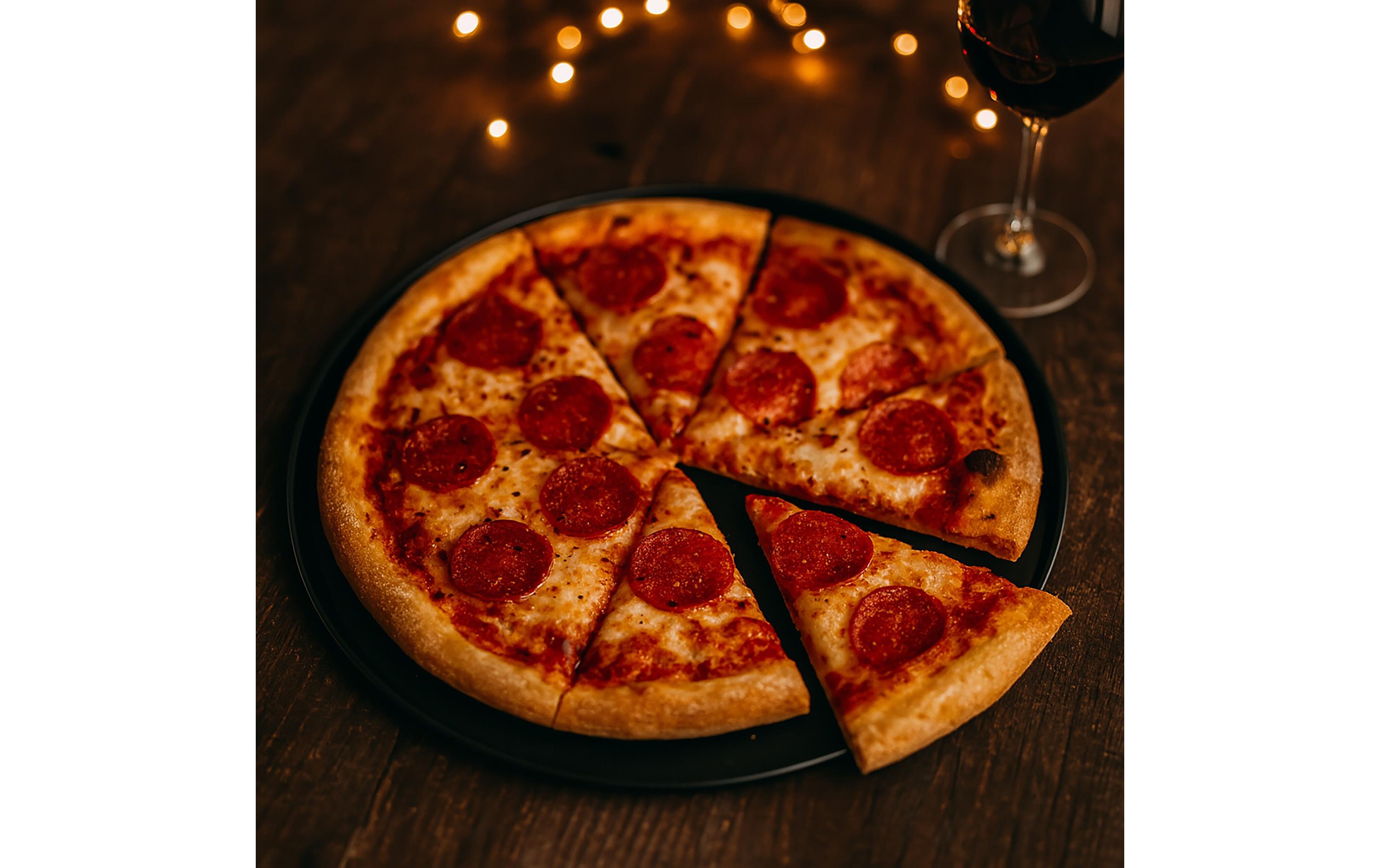 relaxdays Pizzablech 4er-Set mit Gestell