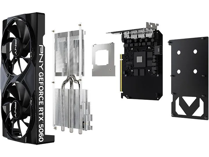 PNY GeForce RTX 5060 8 GB GDDR7 128 Bit Dual Fan PNY GeForce RTX 5060 8 GB GDDR7 128 Bit Dual Fan