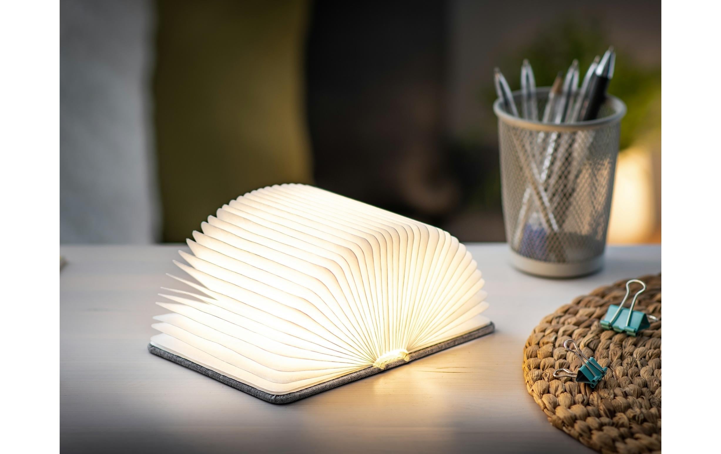 Gingko LED Stimmungslicht Mini Smart Book Grau