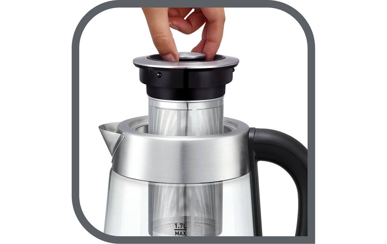 Tefal Wasserkocher BJ750D10 1.7 l, Schwarz/Silber