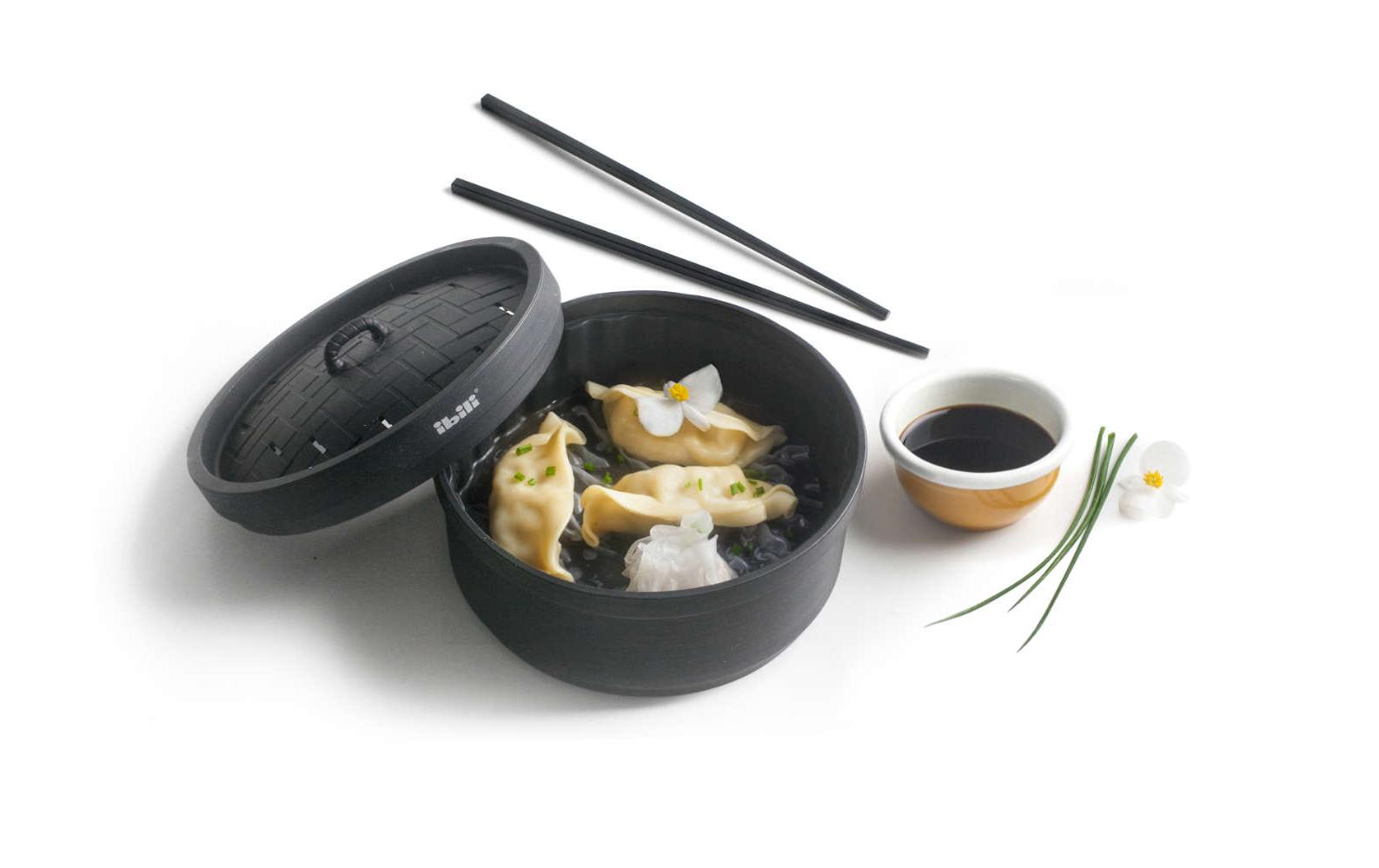 Ibili Dampfeinsatz mit Deckel 18 x 10 cm