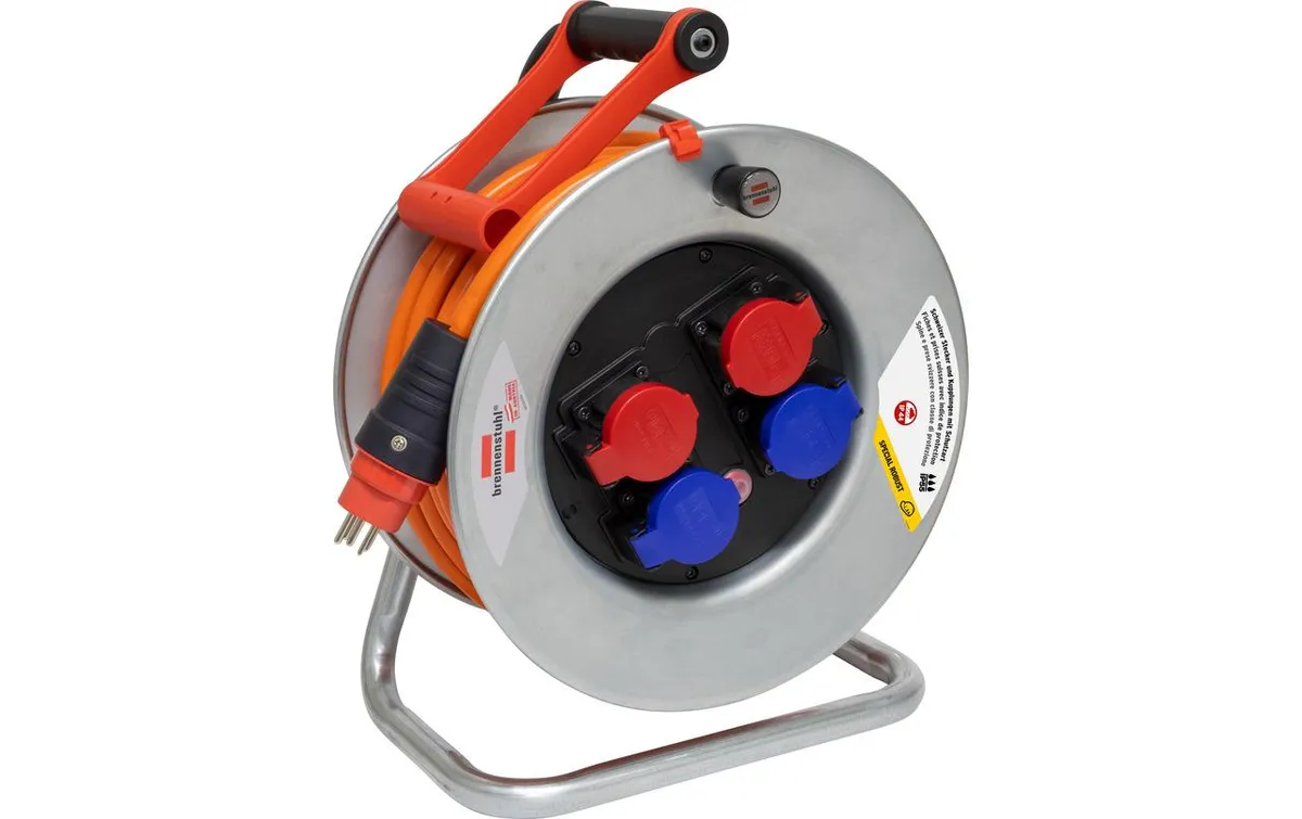 Brennenstuhl Baustellen-Kabelrolle Garant SK 320 25 m 2x T15/13 Brennenstuhl Baustellen-Kabelrolle Garant SK 320 25 m 2x T15/13