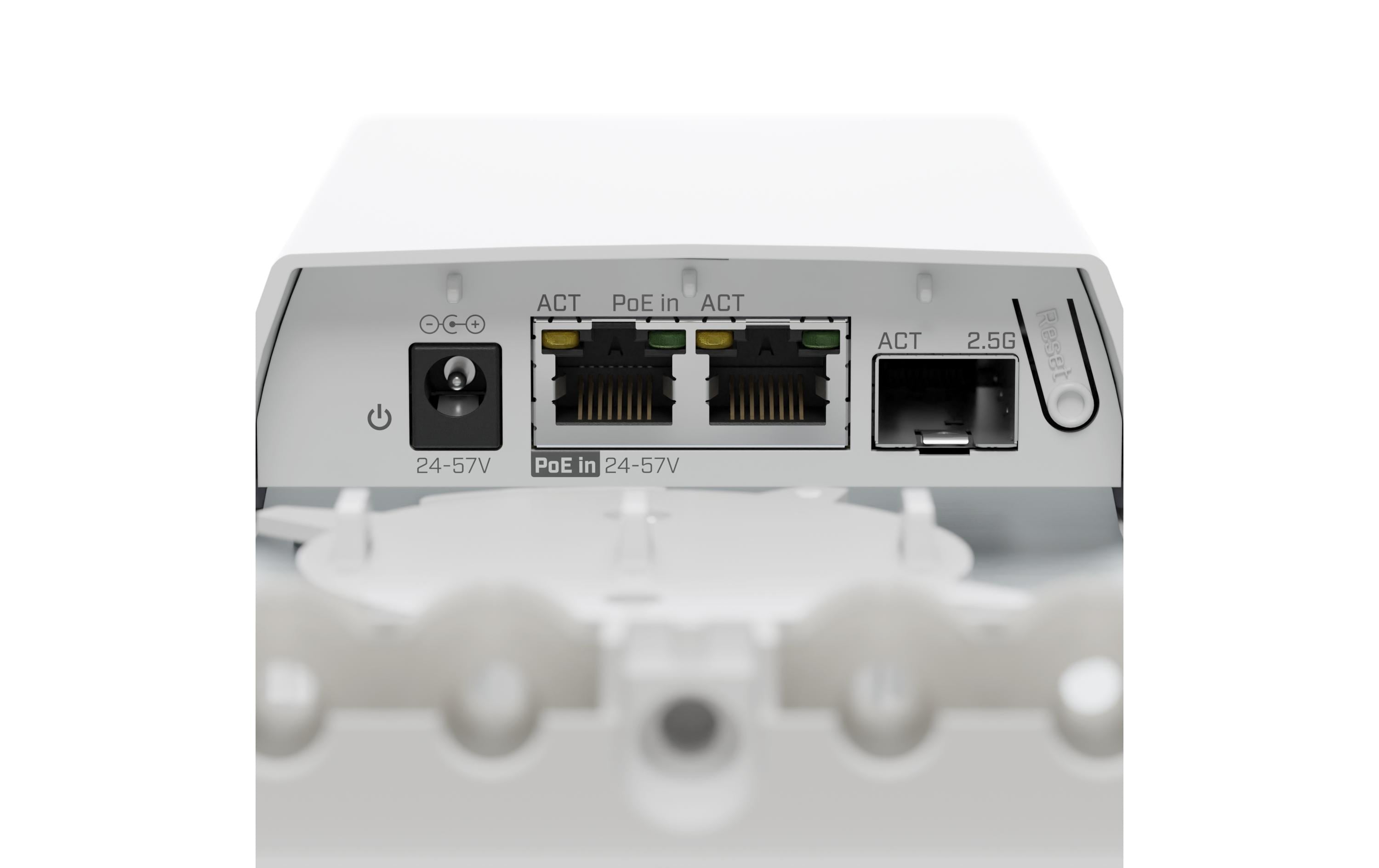 MikroTik FTC21 Wetterfester Glasfaser-zu-Kupfer-Konverter IP55 Weiss