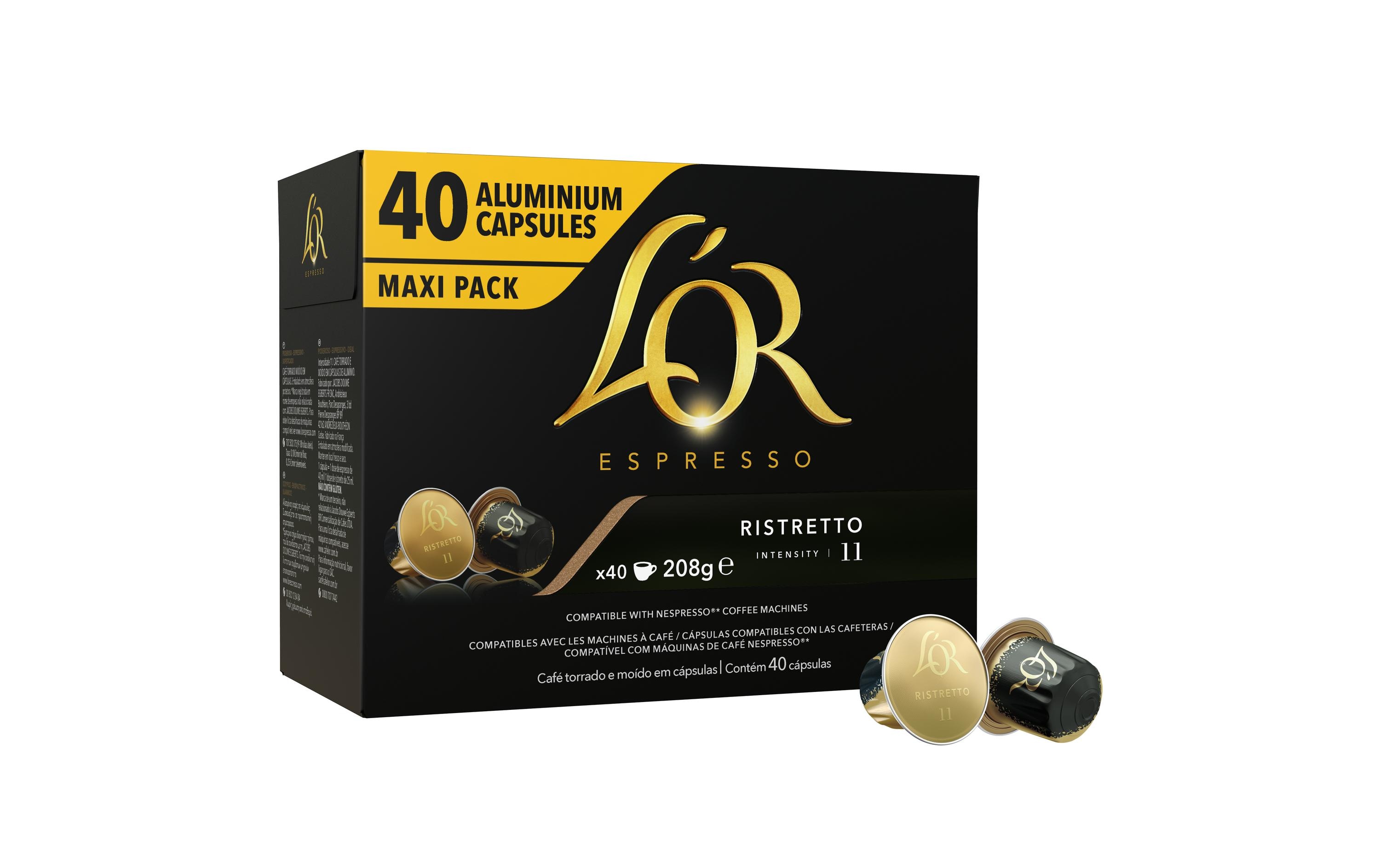 L'Or Kaffeekapseln Espresso Ristretto 40 Stück