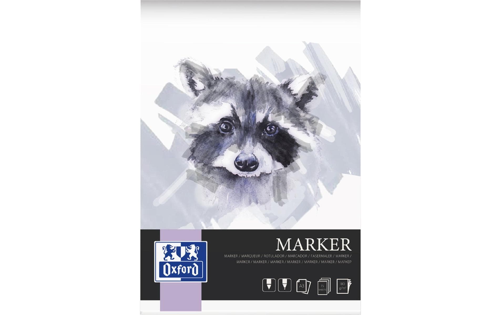 Oxford Malblock Art Marker A3, 15 Blatt
