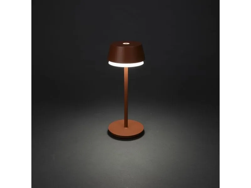 Konstsmide USB-Tischleuchte Lyon Terracotta, 2700-4000 K / RGB dimmbar Konstsmide USB-Tischleuchte Lyon Terracotta, 2700-4000 K / RGB dimmbar