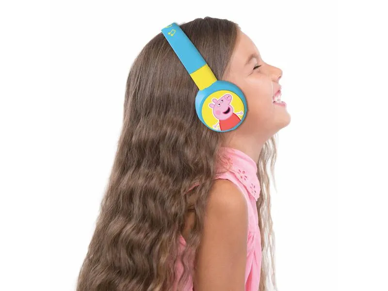 Lexibook Kinderkopfhörer Peppa Wutz 2-in-1-Bluetooth