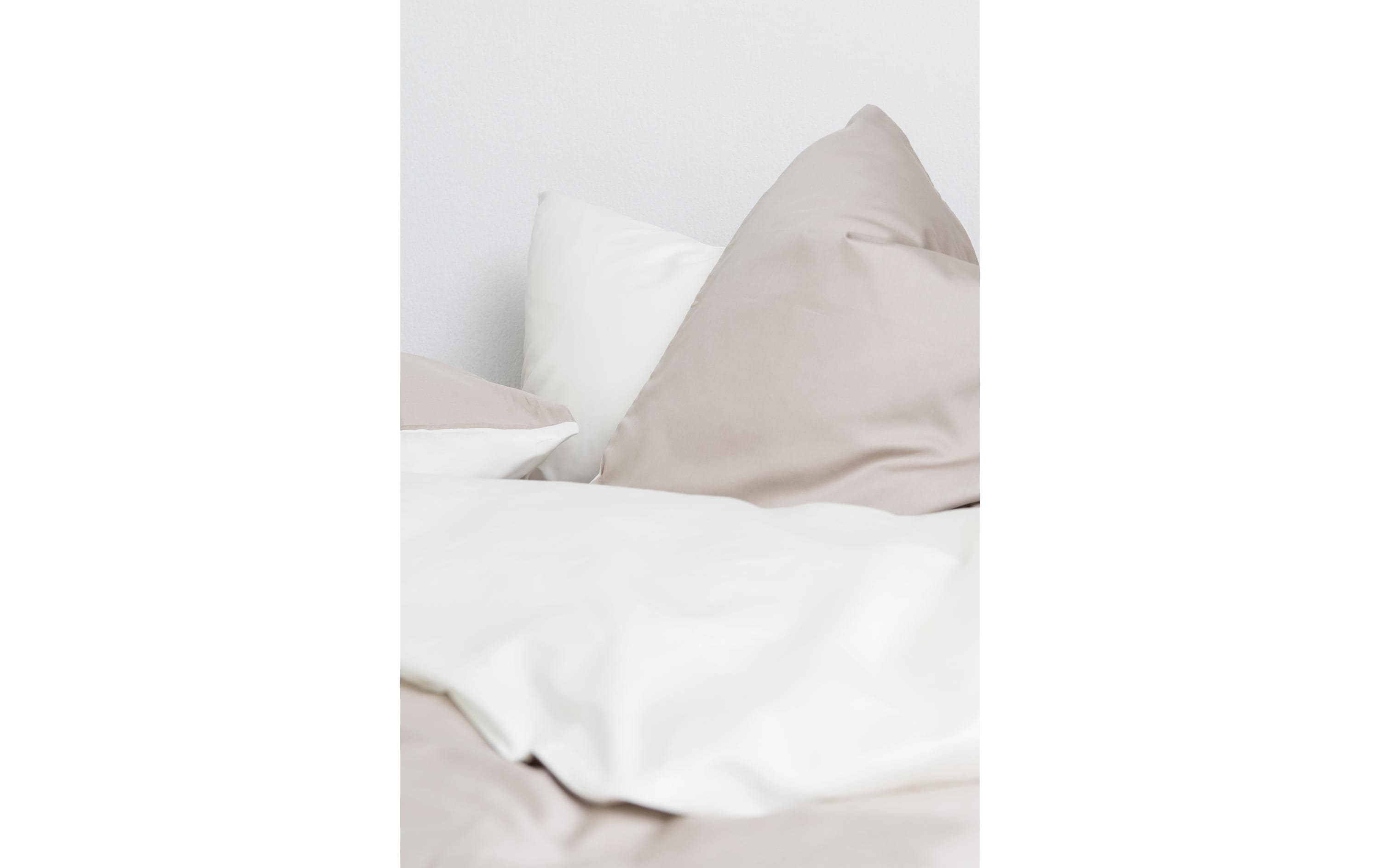 Nobilium Duvetbezug Mia 160 x 210 cm, Ivory/Taupe