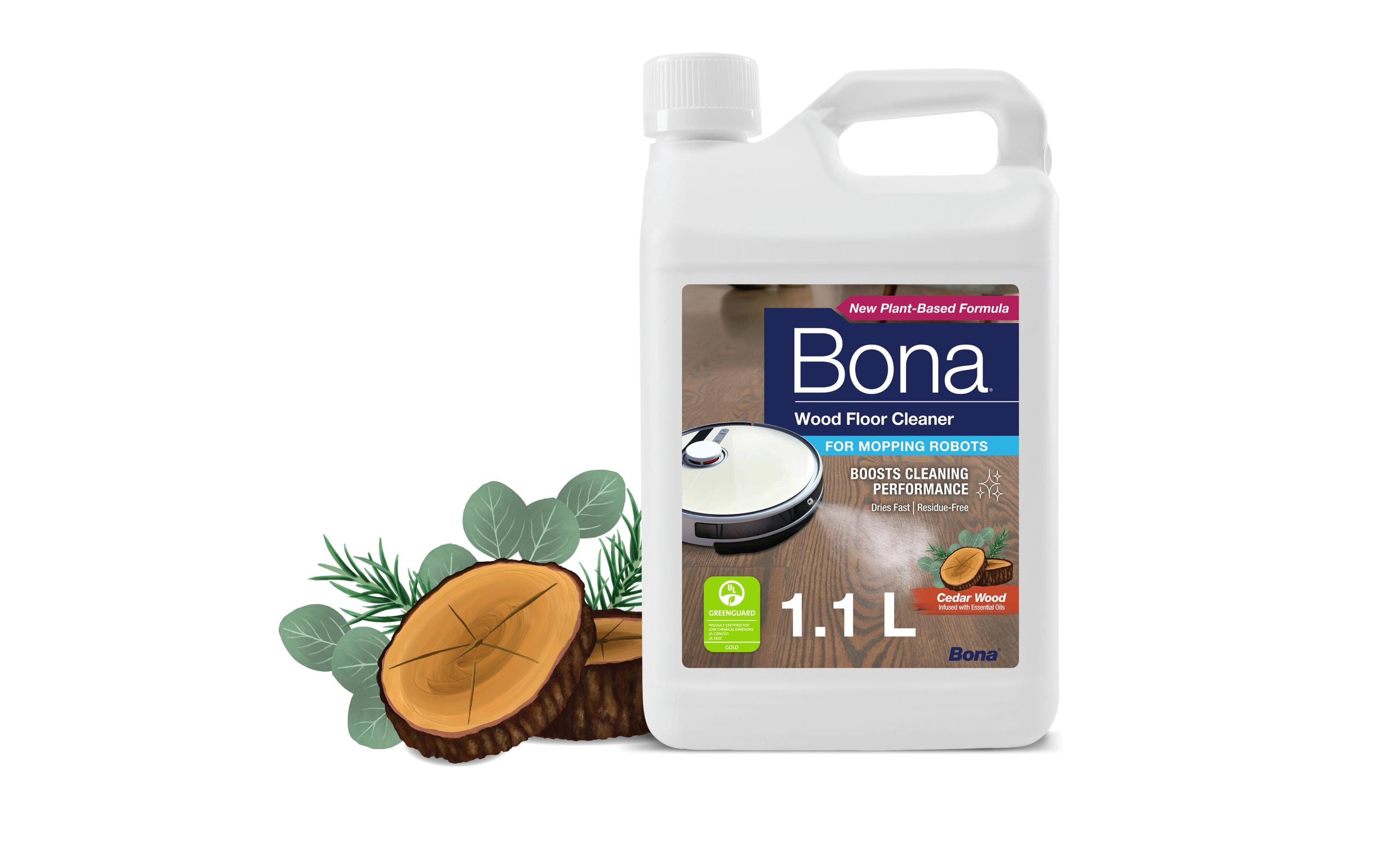 Bona Holzbodenreiniger für Wischroboter Zedernholz-Duft 1.1 l