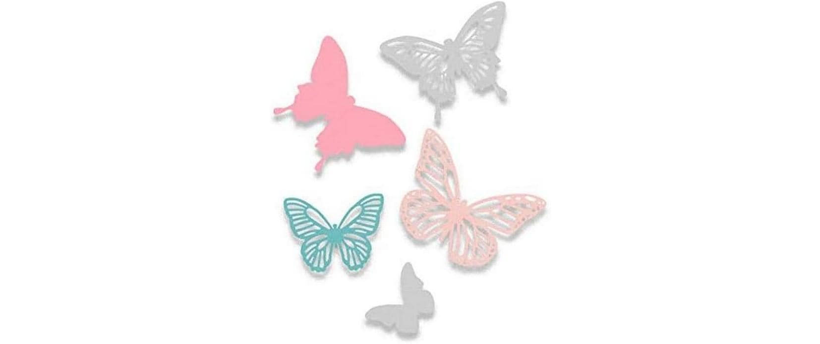 Sizzix Stanzschablone Schmetterlinge , Blatt Sizzix Stanzschablone Schmetterlinge , Blatt