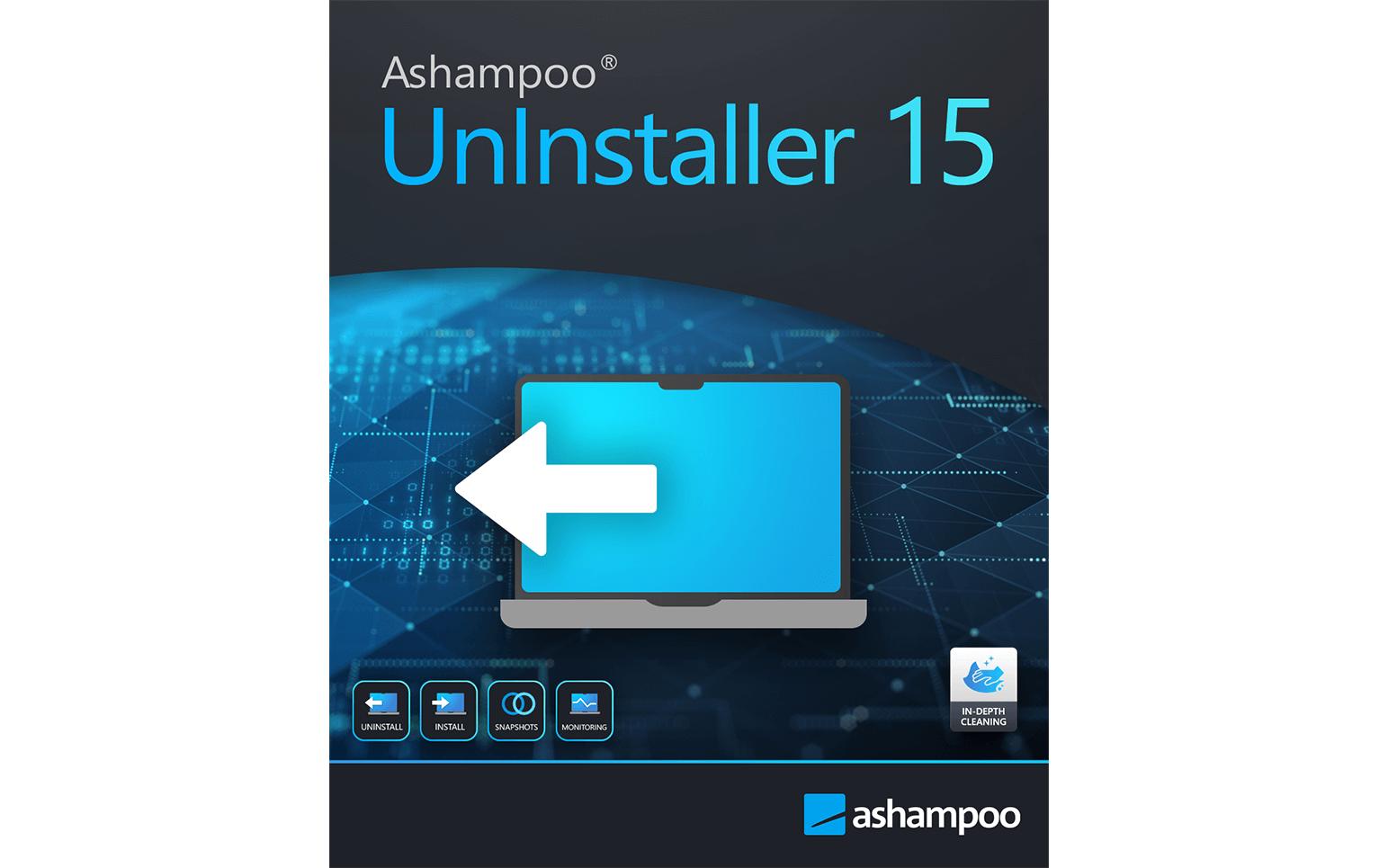 Ashampoo UnInstaller 15 ESD, Vollversion, 1 PC Ashampoo UnInstaller 15 ESD, Vollversion, 1 PC