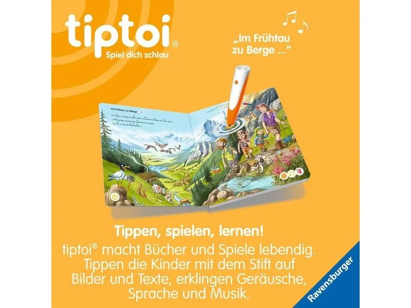 tiptoi Lernbuch Die schönsten Lieder für unterwegs Lernbuch