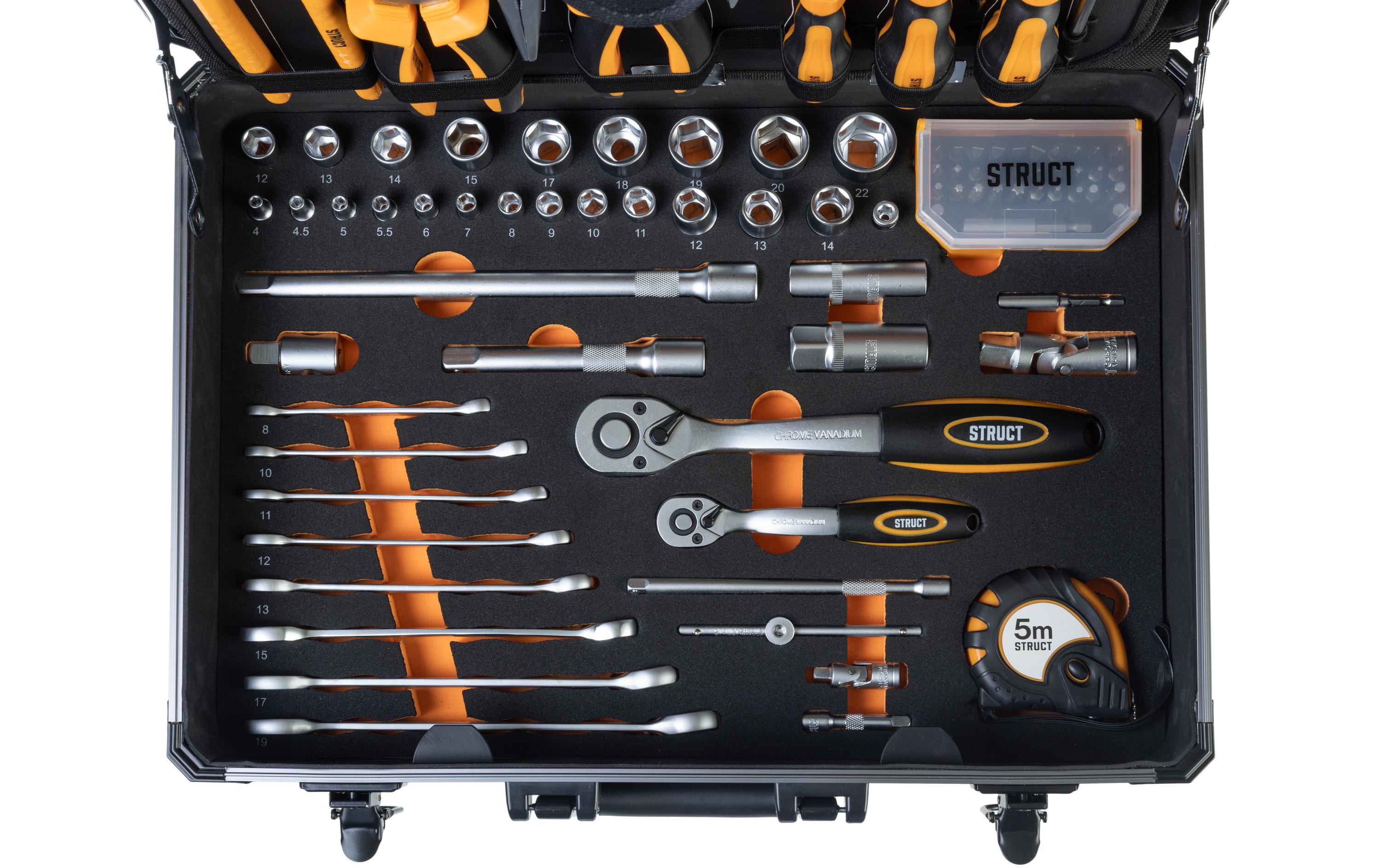 STRUCT Werkzeugkoffer 152-teilig