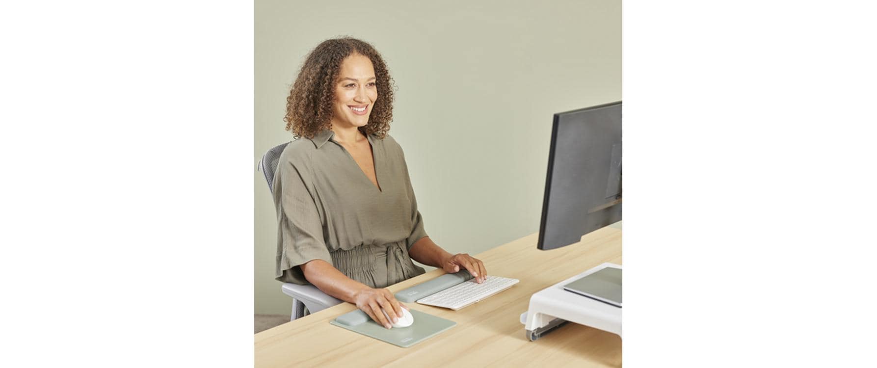 Fellowes Workplace Handgelenkauflage Breyta 320 mm Sage 1 Stück