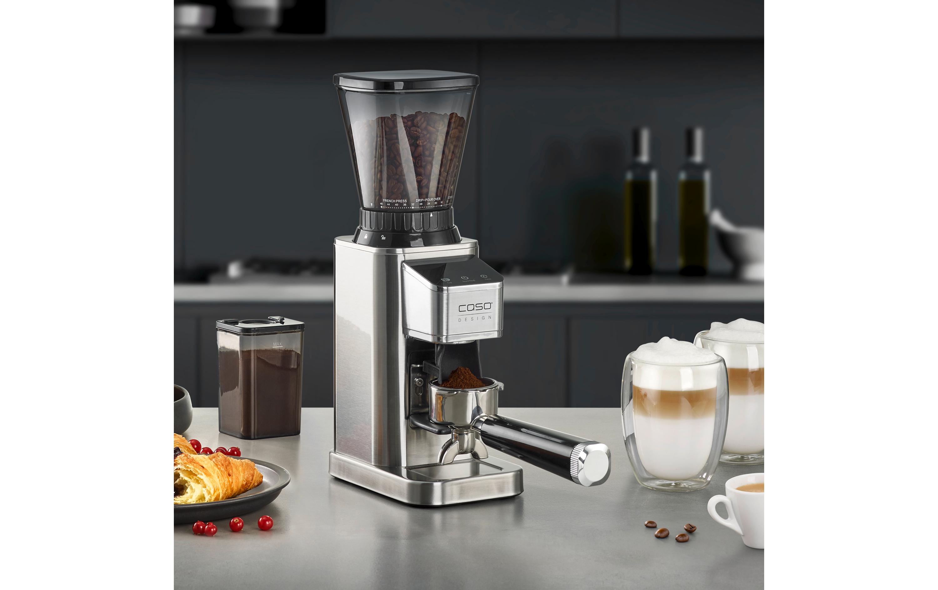 Caso Kaffeemühle Barista Chef Inox Silber