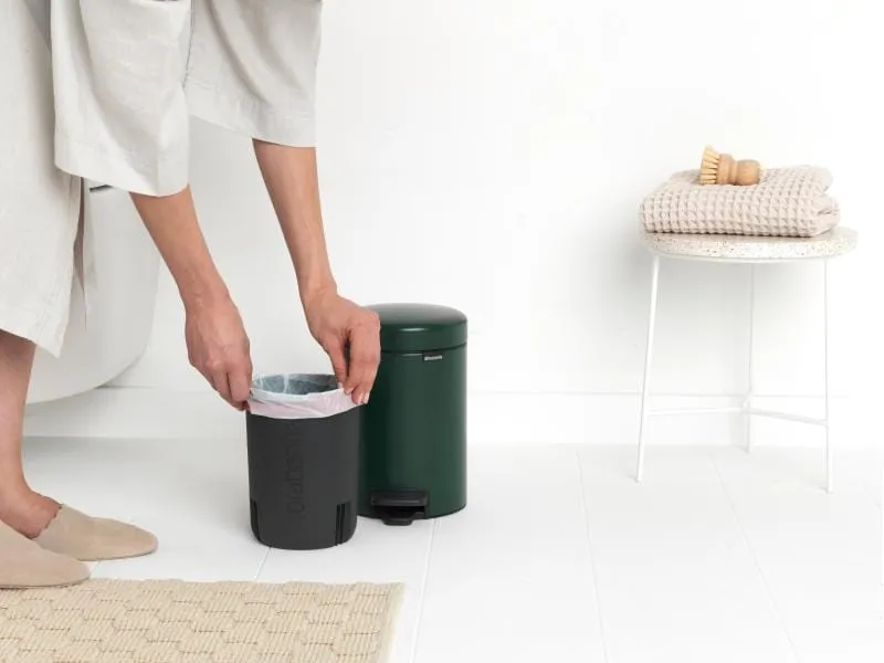 Brabantia Kosmetikeimer NewIcon 3 l, Dunkelgrün