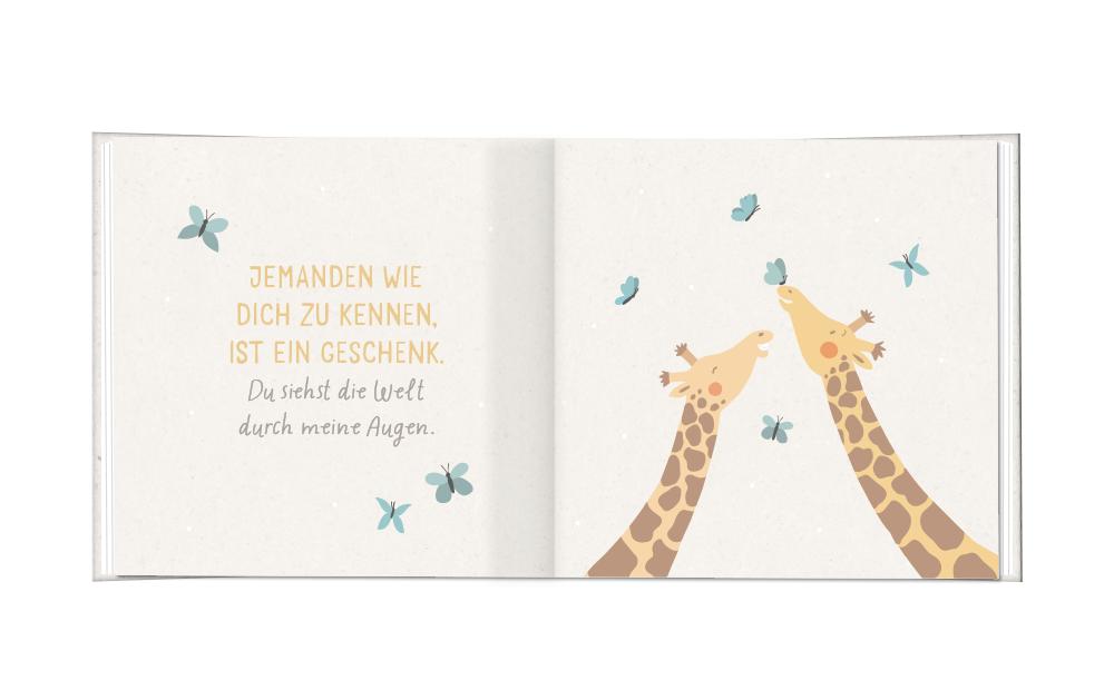 Grafik Werkstatt Minibuch Bin immer für dich da!