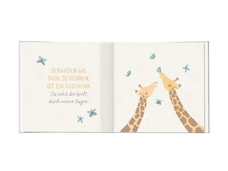 Grafik Werkstatt Minibuch Bin immer für dich da!