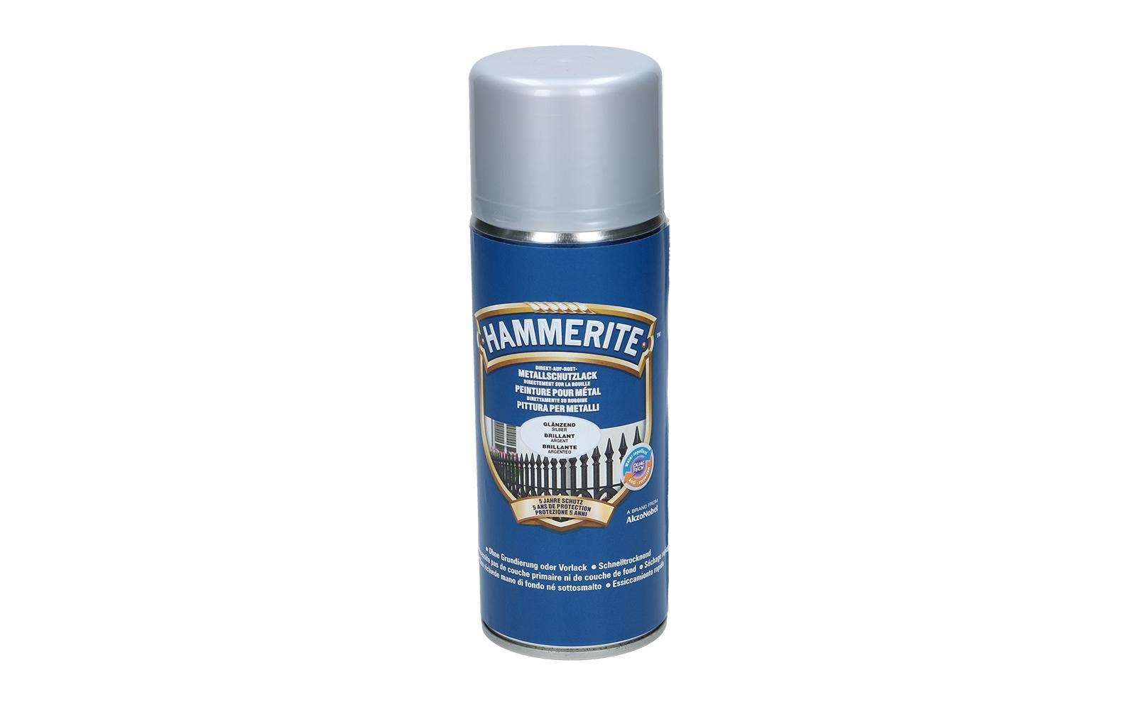 Hammerite Metall-Schutzlack HG Silber, 400 ml Hammerite Metall-Schutzlack HG Silber, 400 ml