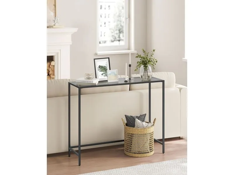 VASAGLE Konsolentisch 100.5 x 80 cm, Schwarz VASAGLE Konsolentisch 100.5 x 80 cm, Schwarz