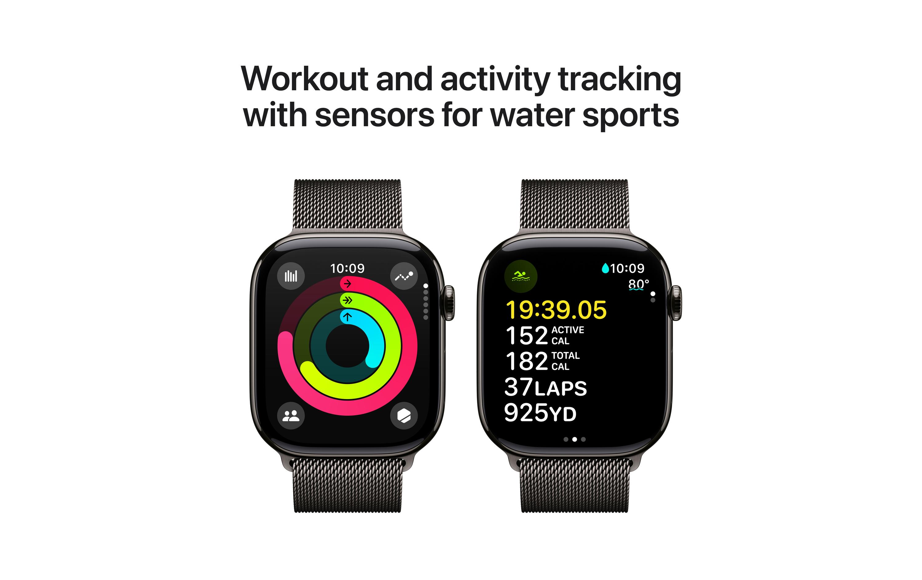 Apple Watch Series 10 46 mm LTE Titanium Slate Loop Milanese S/M