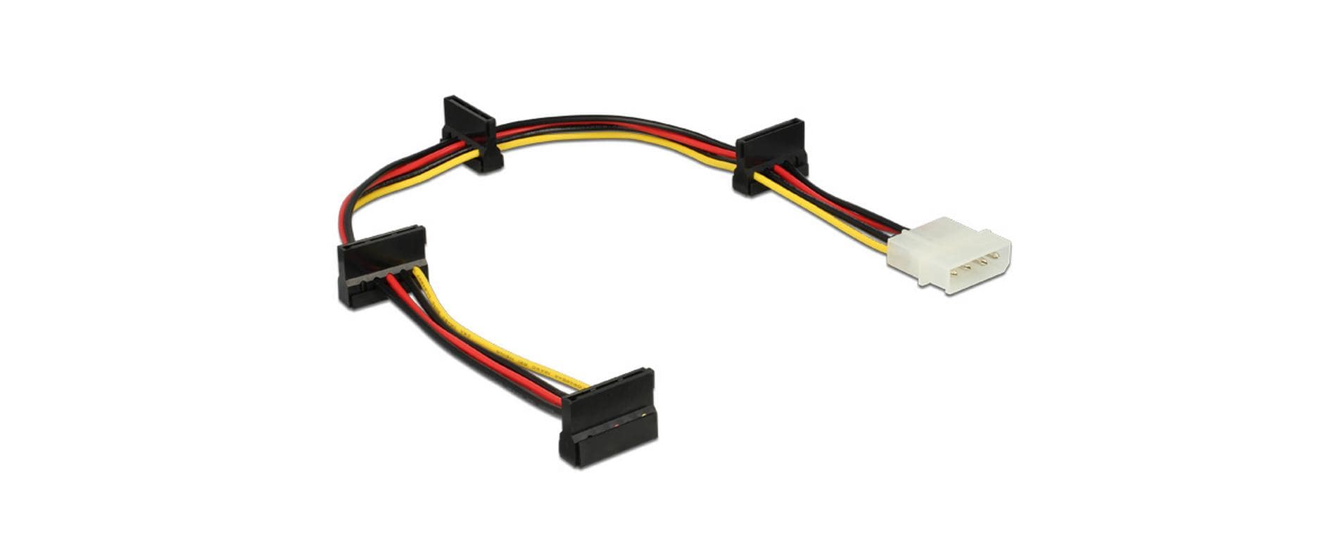 Delock Stromkabel Molex - 4x SATA 40 cm Delock Stromkabel Molex - 4x SATA 40 cm