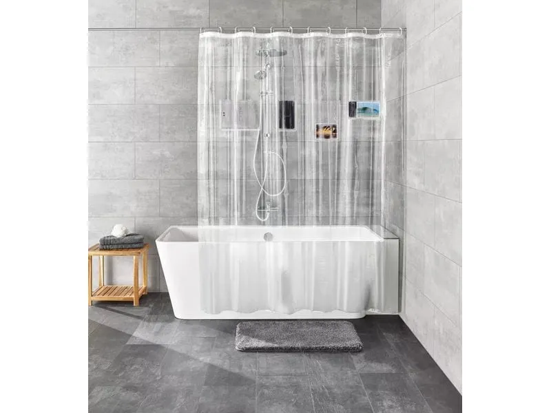 Kleine Wolke Duschvorhang Pocket 180 x 200 cm, Transparent Kleine Wolke Duschvorhang Pocket 180 x 200 cm, Transparent
