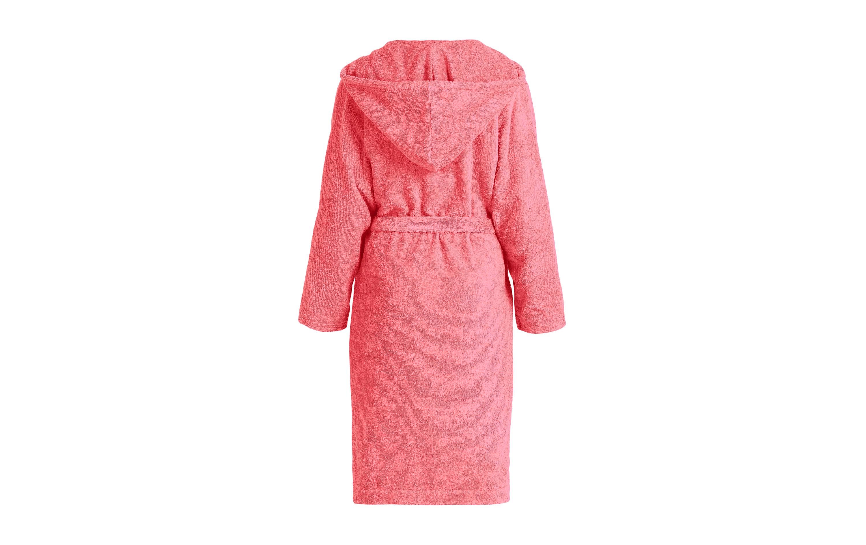 Möve Superwuschel Bademantel Grösse 164, Coral